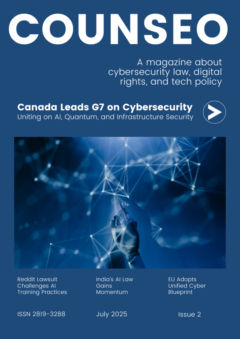 Cybersecurity Leadership, AI Laws & Global Risks: Counseo Magazine’s July 2025 Issue