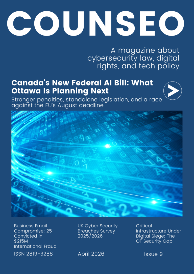 Issue 9 — April 2026 Federal AI Bills & Cybercrime Convictions: Counseo’s April 2026 Issue